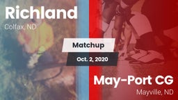 Matchup: Richland vs. May-Port CG  2020