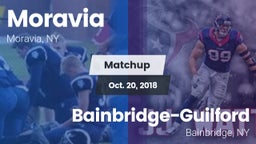 Matchup: Moravia vs. Bainbridge-Guilford  2018