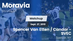 Matchup: Moravia vs. Spencer Van Etten / Candor - SVEC 2019