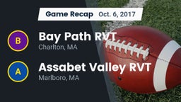 Recap: Bay Path RVT  vs. Assabet Valley RVT  2017