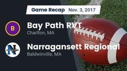 Recap: Bay Path RVT  vs. Narragansett Regional  2017