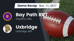 Recap: Bay Path RVT  vs. Uxbridge  2017