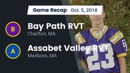 Recap: Bay Path RVT  vs. Assabet Valley RVT  2018