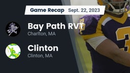 Recap: Bay Path RVT  vs. Clinton  2023