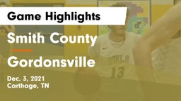 Smith County  vs Gordonsville  Game Highlights - Dec. 3, 2021