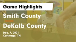 Smith County  vs DeKalb County  Game Highlights - Dec. 7, 2021