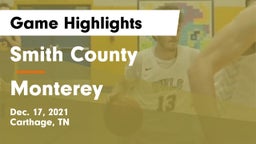 Smith County  vs Monterey  Game Highlights - Dec. 17, 2021