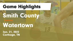 Smith County  vs Watertown  Game Highlights - Jan. 21, 2022