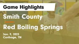 Smith County  vs Red Boiling Springs  Game Highlights - Jan. 9, 2023