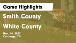 Smith County  vs White County Game Highlights - Nov. 14, 2023