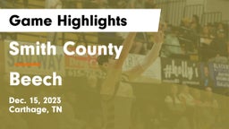 Smith County  vs Beech  Game Highlights - Dec. 15, 2023