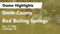 Smith County  vs Red Boiling Springs  Game Highlights - Dec. 21, 2023