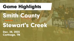 Smith County  vs Stewart's Creek  Game Highlights - Dec. 28, 2023