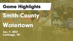 Smith County  vs Watertown  Game Highlights - Jan. 9, 2024