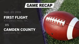 Recap: First Flight  vs. Camden County  2016