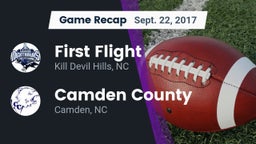 Recap: First Flight  vs. Camden County  2017