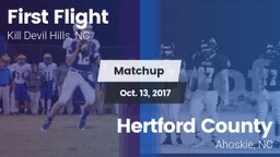 Matchup: First Flight vs. Hertford County  2017