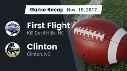 Recap: First Flight  vs. Clinton  2017