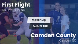 Matchup: First Flight vs. Camden County  2018