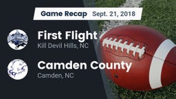 Recap: First Flight  vs. Camden County  2018