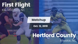 Matchup: First Flight vs. Hertford County  2018