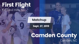 Matchup: First Flight vs. Camden County  2019