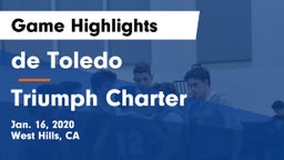 de Toledo  vs Triumph Charter Game Highlights - Jan. 16, 2020