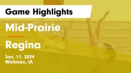 Mid-Prairie  vs Regina  Game Highlights - Jan. 11, 2024