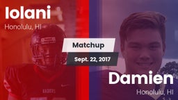 Matchup: 'Iolani vs. Damien  2017