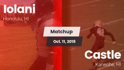 Matchup: 'Iolani vs. Castle  2019