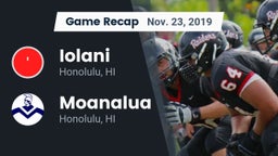 Recap: Iolani  vs. Moanalua  2019