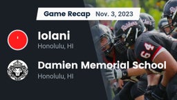 Recap: Iolani  vs. Damien Memorial School 2023