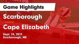 Scarborough  vs Cape Elizabeth Game Highlights - Sept. 24, 2019