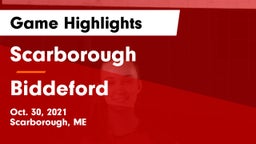 Scarborough  vs Biddeford  Game Highlights - Oct. 30, 2021