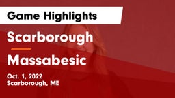 Scarborough  vs Massabesic Game Highlights - Oct. 1, 2022