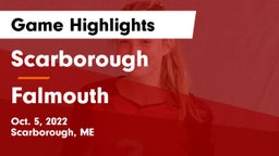 Scarborough  vs Falmouth  Game Highlights - Oct. 5, 2022