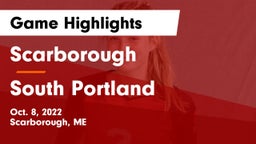 Scarborough  vs South Portland Game Highlights - Oct. 8, 2022