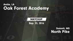 Matchup: Oak Forest Academy vs. North Pike  2016