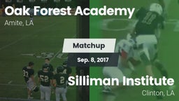 Matchup: Oak Forest Academy vs. Silliman Institute  2017