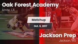 Matchup: Oak Forest Academy vs. Jackson Prep  2017