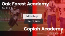 Matchup: Oak Forest Academy vs. Copiah Academy  2019