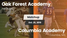 Matchup: Oak Forest Academy vs. Columbia Academy  2019