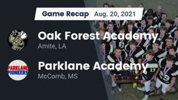 Recap: Oak Forest Academy  vs. Parklane Academy  2021