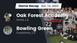 Recap: Oak Forest Academy  vs. Bowling Green  2023