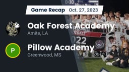 Recap: Oak Forest Academy  vs. Pillow Academy 2023