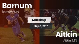 Matchup: Barnum vs. Aitkin  2017