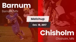 Matchup: Barnum vs. Chisholm  2017