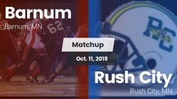 Matchup: Barnum vs. Rush City  2019