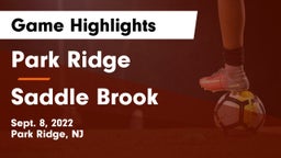Park Ridge  vs Saddle Brook  Game Highlights - Sept. 8, 2022