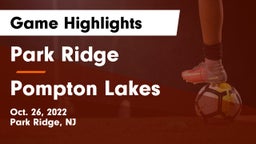 Park Ridge  vs Pompton Lakes  Game Highlights - Oct. 26, 2022